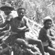 Communal work on house-building - Mbukl, Hagen, Papua New Guinea, 1964 - (© P.J. Stewart & A.J. Strathern Archive)